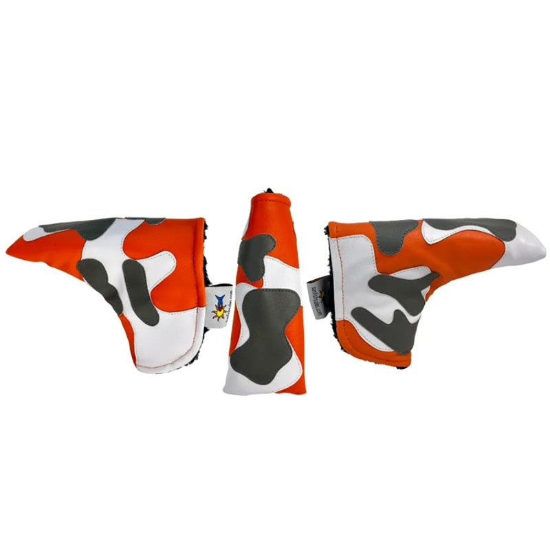 Headcover Orange Camo Appliqu Blade Putter With Magnetic Closure - Mercado de Luxo - O Maior E-Commerce de Bens, Produtos e Serviços de Luxo do Brasil.
