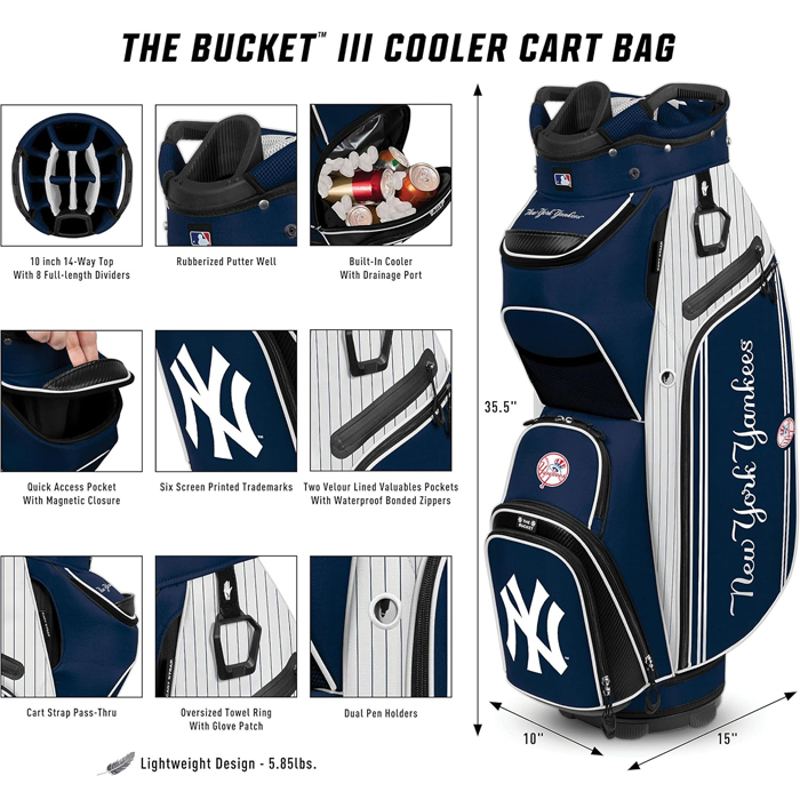 Bolsa para Carrinho New York Yankees Bucket III Cooler - Mercado de Luxo - O Maior E-Commerce de Bens, Produtos e Serviços de Luxo do Brasil.