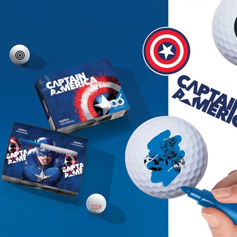 Bolas Marvel Capitão America Vista3 12 Unid - Mercado de Luxo - O Maior E-Commerce de Bens, Produtos e Serviços de Luxo do Brasil.