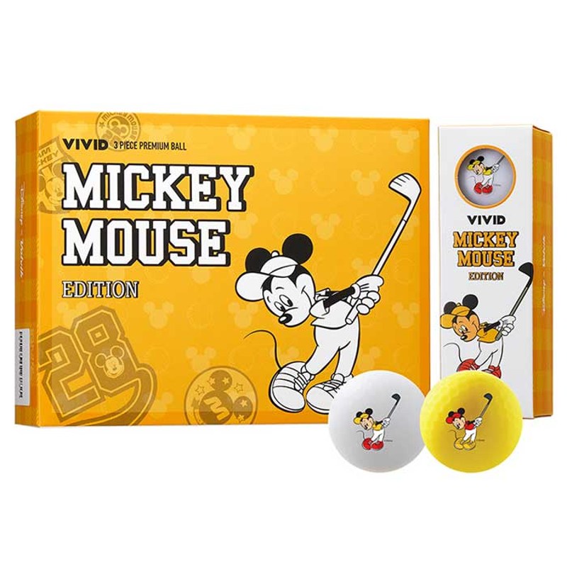 Bolas Disney Mickey Golf Vivid 12 Unid - Mercado de Luxo - O Maior E-Commerce de Bens, Produtos e Serviços de Luxo do Brasil.