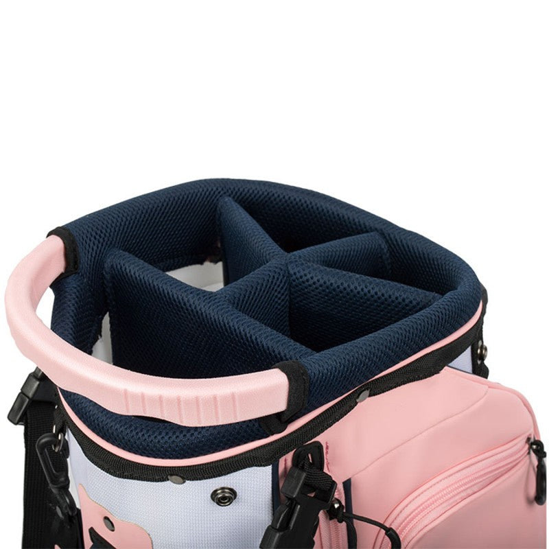 Bolsa Com Suporte Lady White/Navy/Pink - Mercado de Luxo - O Maior E-Commerce de Bens, Produtos e Serviços de Luxo do Brasil.