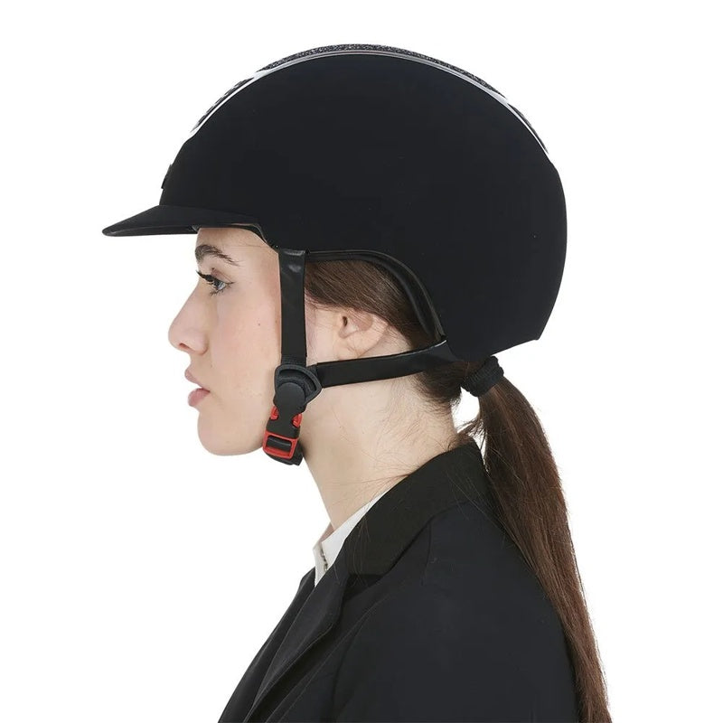 Capacete Eclipse Stone Velvet Rowel Fitting - Mercado de Luxo - O Maior E-Commerce de Bens, Produtos e Serviços de Luxo do Brasil.