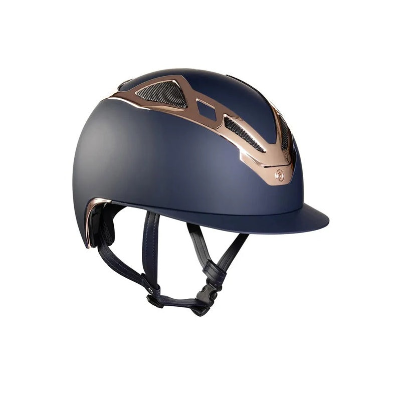 Capacete Apex Chrome Blu Matt/Rose Gold - Mercado de Luxo - O Maior E-Commerce de Bens, Produtos e Serviços de Luxo do Brasil.