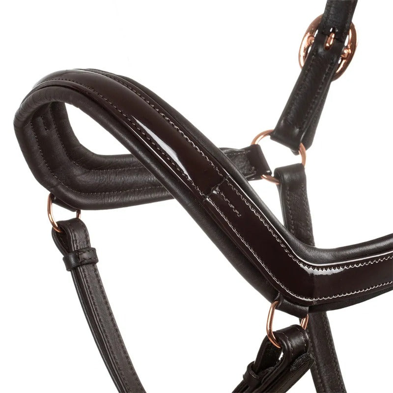 Cabrestro Polished Leather Rose Gold Buckles - Mercado de Luxo - O Maior E-Commerce de Bens, Produtos e Serviços de Luxo do Brasil.