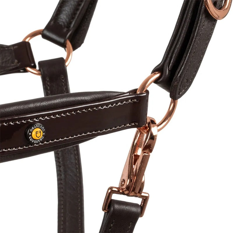 Cabrestro Polished Leather Rose Gold Buckles - Mercado de Luxo - O Maior E-Commerce de Bens, Produtos e Serviços de Luxo do Brasil.