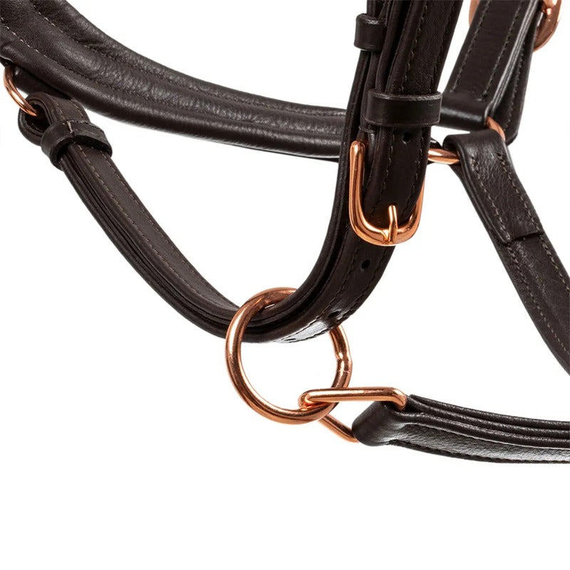 Cabrestro Polished Leather Rose Gold Buckles - Mercado de Luxo - O Maior E-Commerce de Bens, Produtos e Serviços de Luxo do Brasil.