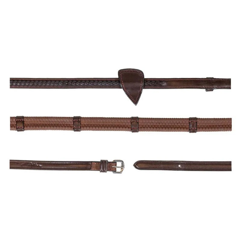 Rédeas NE Collection 1/2 Rubber Plaited Finishing With 7 Leather Loops - Mercado de Luxo - O Maior E-Commerce de Bens, Produtos e Serviços de Luxo do Brasil.