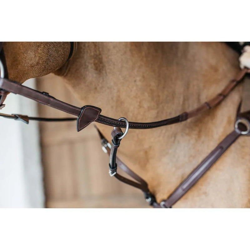 Rédeas NE Collection 1/2 Rubber Plaited Finishing With 7 Leather Loops - Mercado de Luxo - O Maior E-Commerce de Bens, Produtos e Serviços de Luxo do Brasil.
