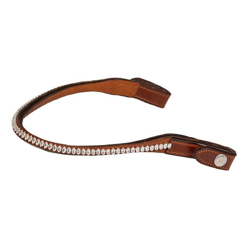 Testeira Calfskin&Oval Crystals - Mercado de Luxo - O Maior E-Commerce de Bens, Produtos e Serviços de Luxo do Brasil.