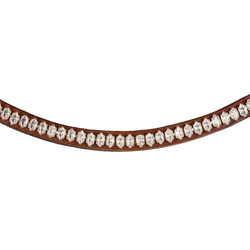 Testeira Calfskin&Oval Crystals - Mercado de Luxo - O Maior E-Commerce de Bens, Produtos e Serviços de Luxo do Brasil.