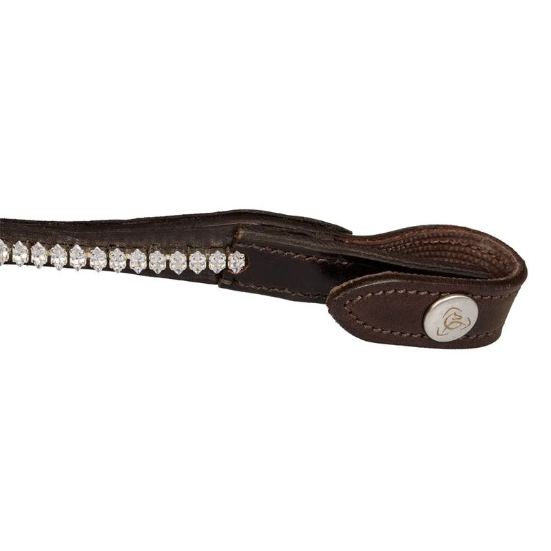 Testeira Calfskin&Oval Crystals - Mercado de Luxo - O Maior E-Commerce de Bens, Produtos e Serviços de Luxo do Brasil.
