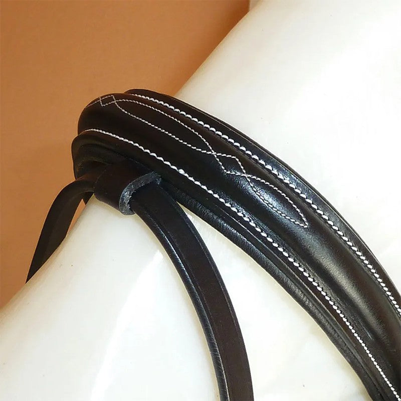 distribucion Cabeçada English Leather Rubber Reins - Mercado de Luxo - O Maior E-Commerce de Bens, Produtos e Serviços de Luxo do Brasil.