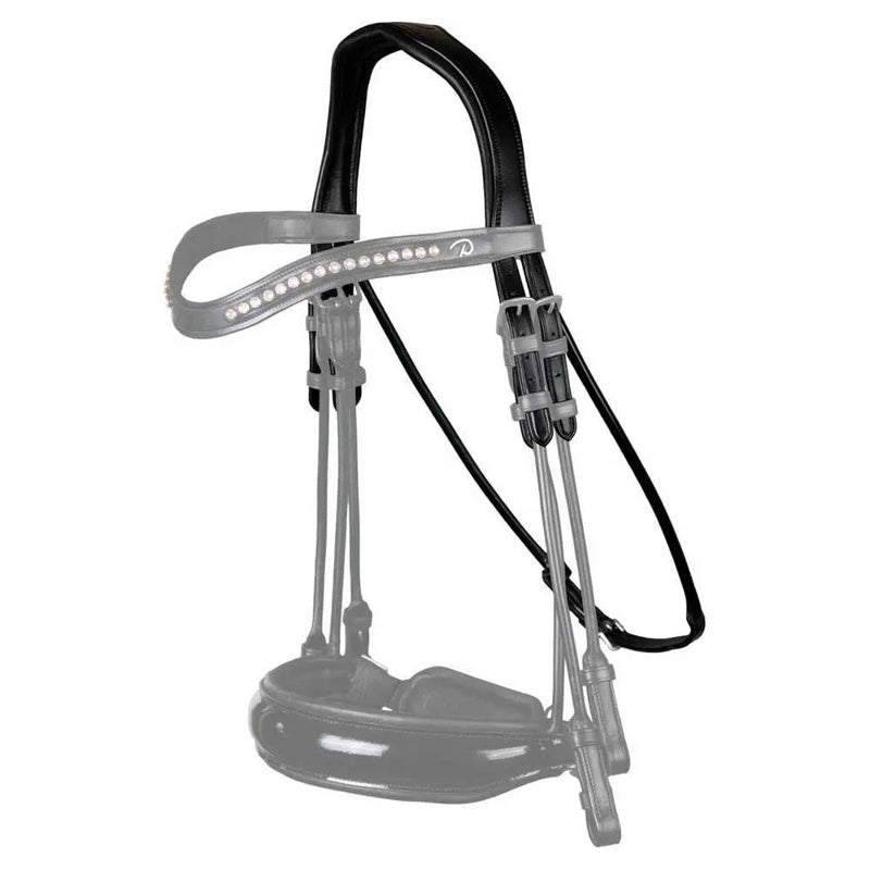 Cabeçada de cavalo Dressage Round Leather Collection Double Bridle - Mercado de Luxo - O Maior E-Commerce de Bens, Produtos e Serviços de Luxo do Brasil.