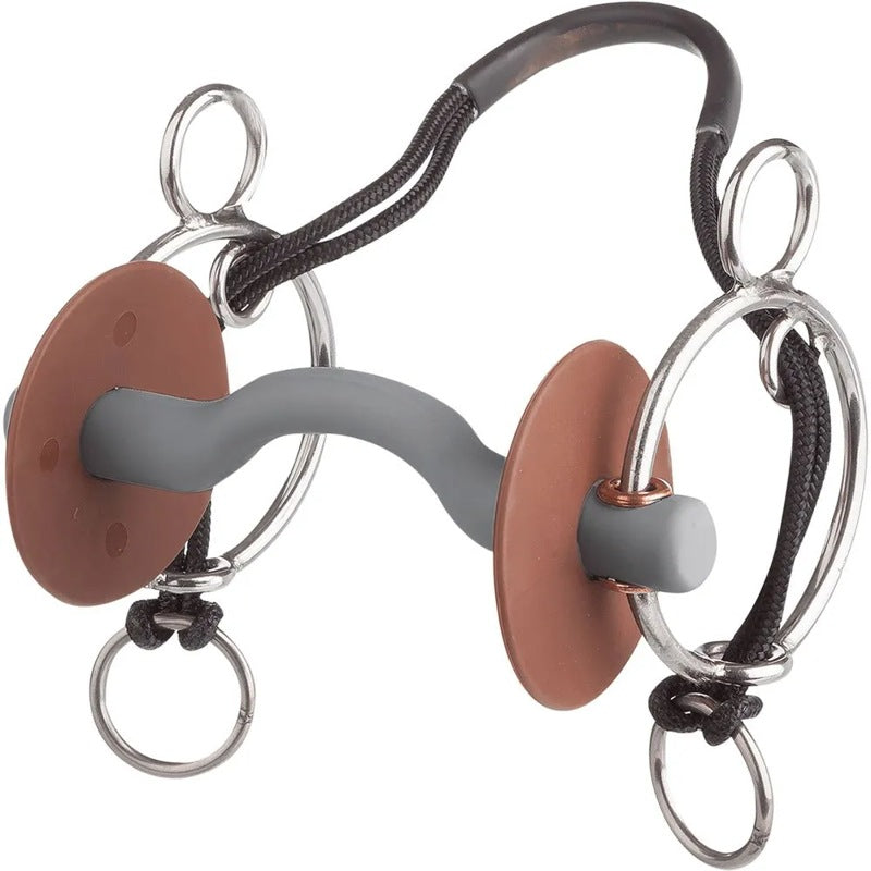 Hackamore Kombi Tongue Port Snaffle Soft - Mercado de Luxo - O Maior E-Commerce de Bens, Produtos e Serviços de Luxo do Brasil.