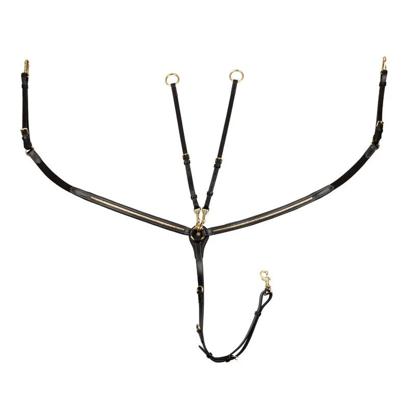 Peitoral de cavallo Tanned Leather Fork Brass Clincher - Mercado de Luxo - O Maior E-Commerce de Bens, Produtos e Serviços de Luxo do Brasil.
