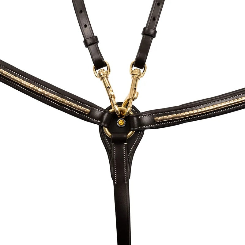 Peitoral de cavallo Tanned Leather Fork Brass Clincher - Mercado de Luxo - O Maior E-Commerce de Bens, Produtos e Serviços de Luxo do Brasil.