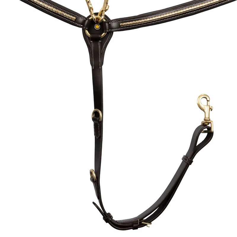 Peitoral de cavallo Tanned Leather Fork Brass Clincher - Mercado de Luxo - O Maior E-Commerce de Bens, Produtos e Serviços de Luxo do Brasil.