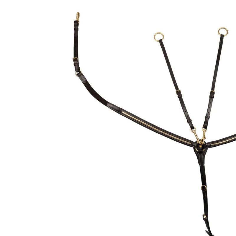 Peitoral de cavallo Tanned Leather Fork Brass Clincher - Mercado de Luxo - O Maior E-Commerce de Bens, Produtos e Serviços de Luxo do Brasil.