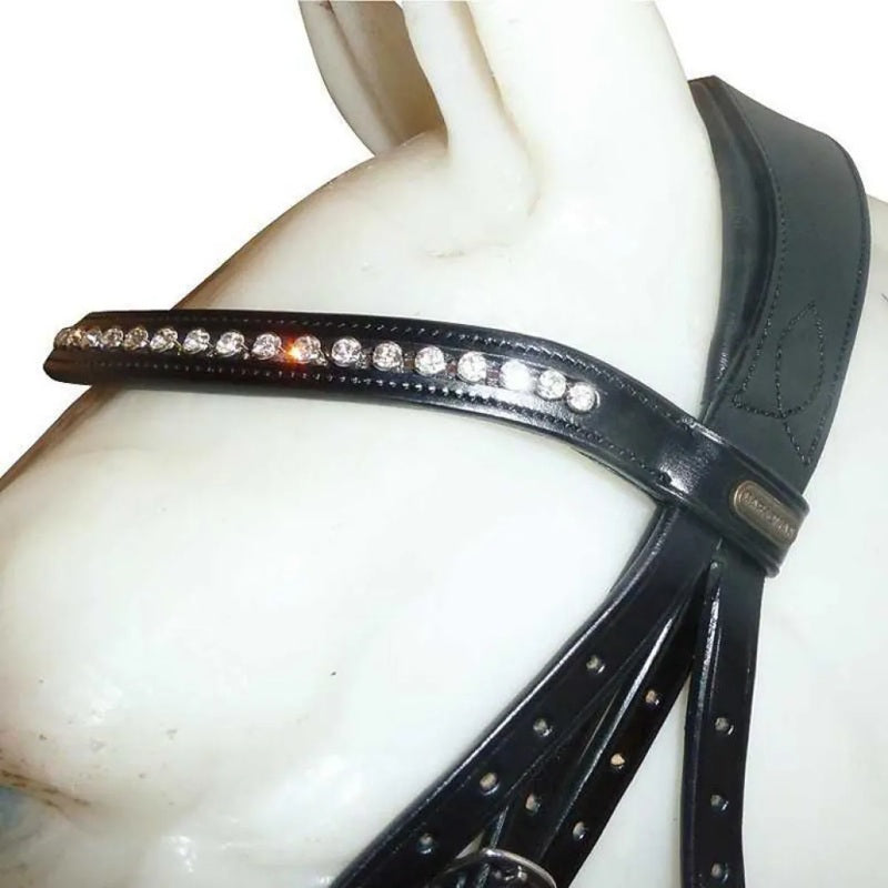 distribucion Cabeçada English Leather Double Rein - Mercado de Luxo - O Maior E-Commerce de Bens, Produtos e Serviços de Luxo do Brasil.