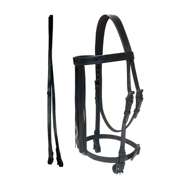 Cabeçada 01311082N Jerezana Machine Stitched Reins - Mercado de Luxo - O Maior E-Commerce de Bens, Produtos e Serviços de Luxo do Brasil.