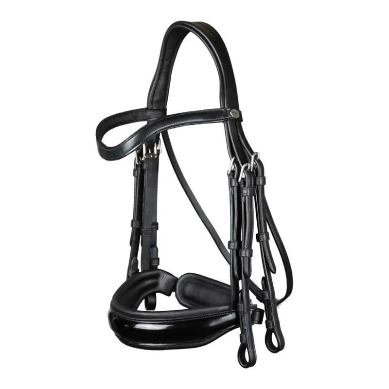 Focinheira Working Collection patent leather large crank double bridle - Mercado de Luxo - O Maior E-Commerce de Bens, Produtos e Serviços de Luxo do Brasil.