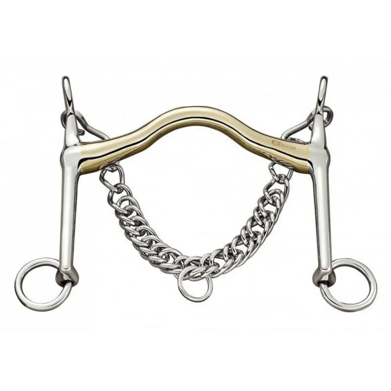 Freio para cavalo Bemelmans 70 mm Double Halter - Mercado de Luxo - O Maior E-Commerce de Bens, Produtos e Serviços de Luxo do Brasil.