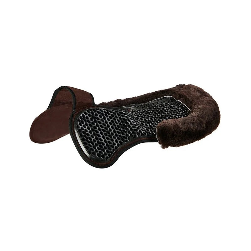 Meia almofada de sela SP WFS Gel hexagonal suede sheepskin - Mercado de Luxo - O Maior E-Commerce de Bens, Produtos e Serviços de Luxo do Brasil.