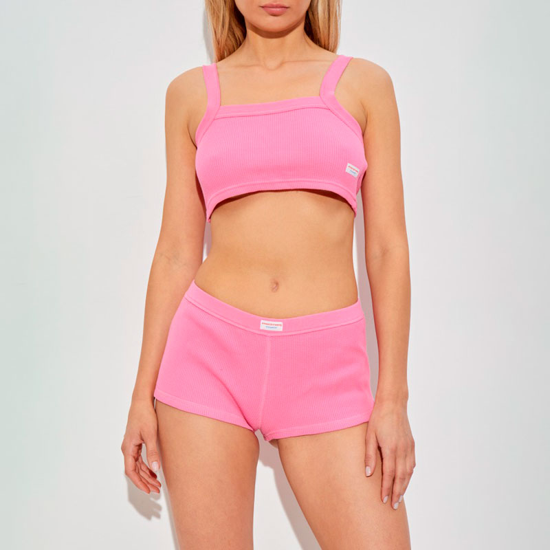 Lingerie Noturna Top curto com alças