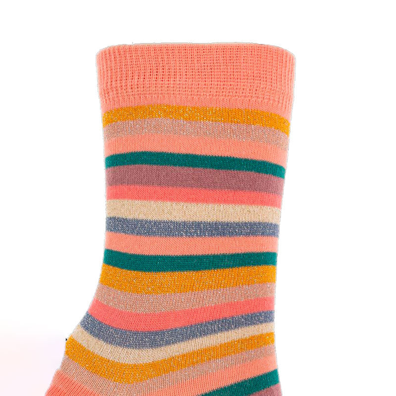 Meia-Calça de algodão com fio Lurex Pacote 3 unid