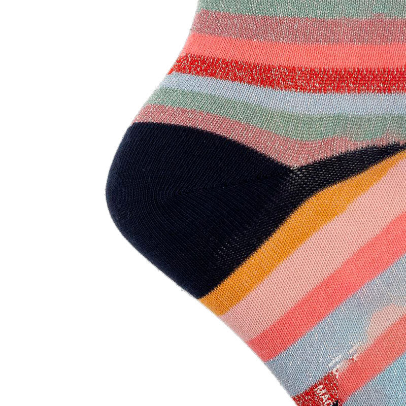 Meia-Calça de algodão com fio Lurex Pacote 3 unid