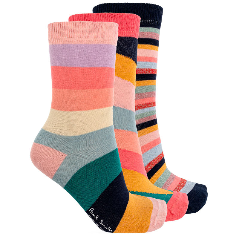 Meia-Calça de algodão com fio Lurex Pacote 3 unid