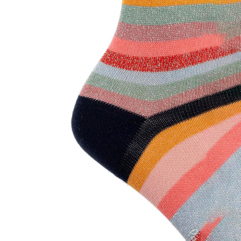 Meia-Calça de algodão com fio Lurex Pacote 3 unid