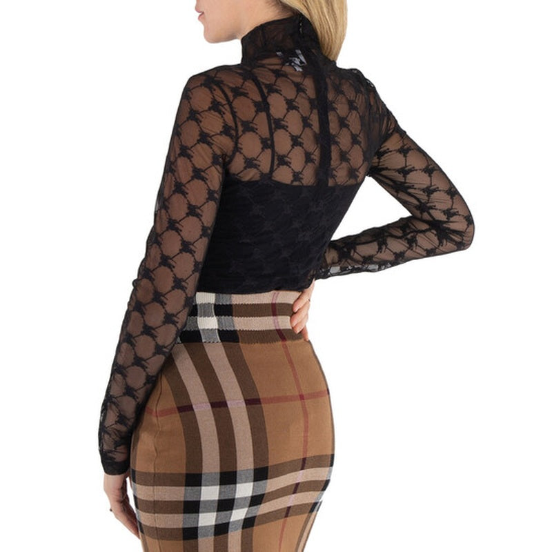 Body de Tule elástico para cavaleiro equestre