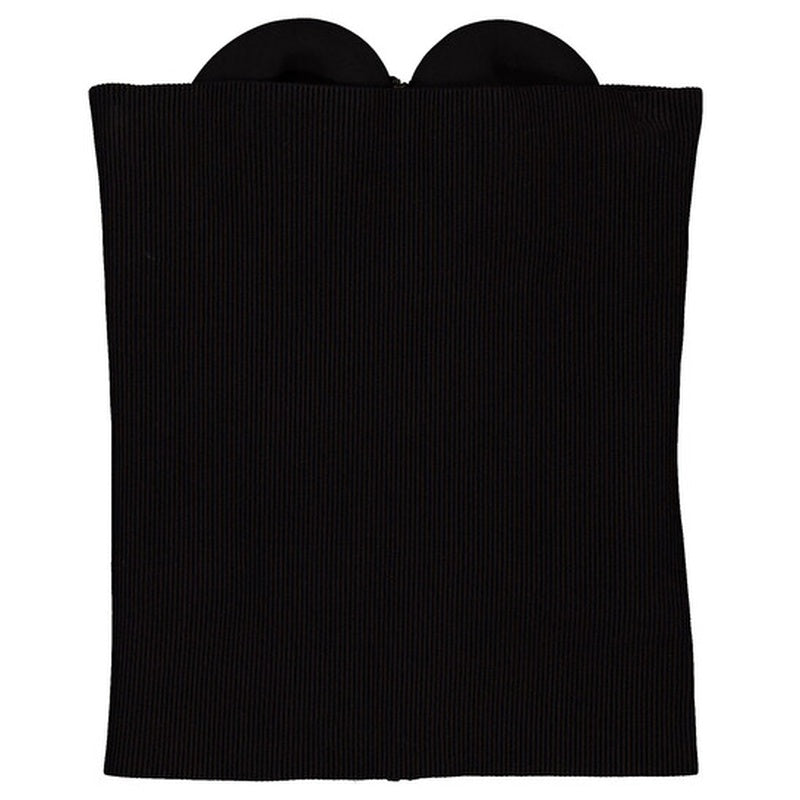 Corset canelado em mistura de Seda