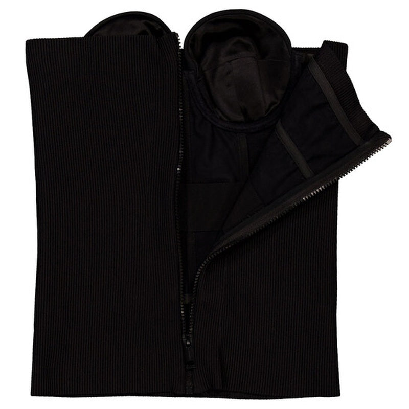 Corset canelado em mistura de Seda