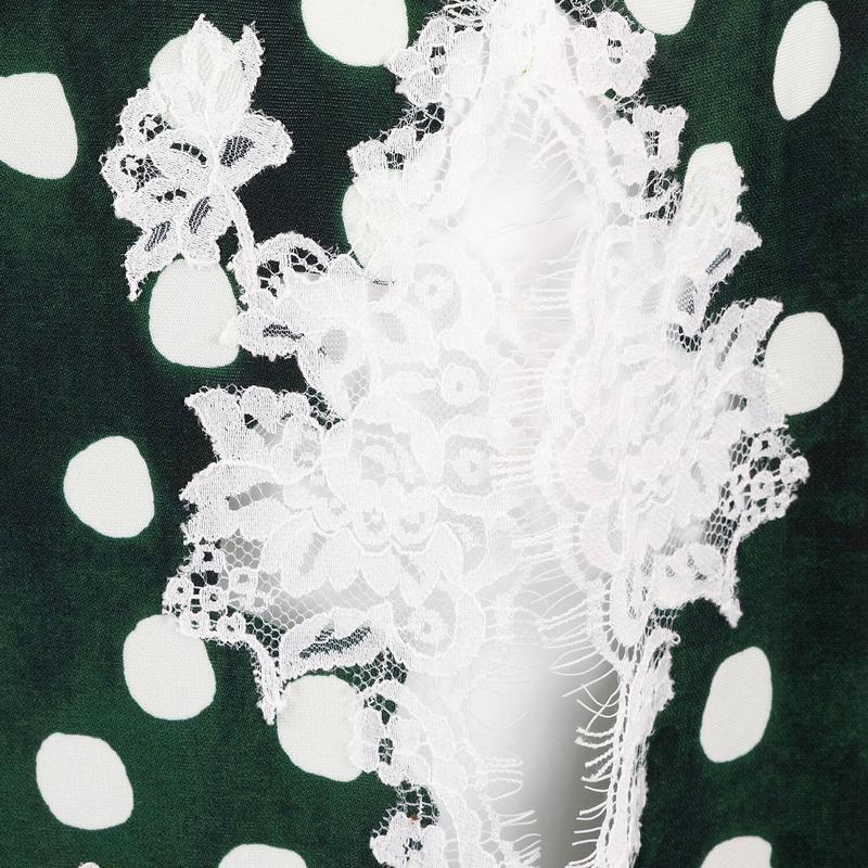 Lingerie Noturna Babydoll longo Minuit Ardent Babette Imprimé Pois