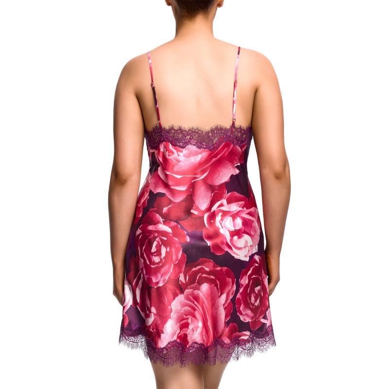 Lingerie Noturna Babydoll de Seda Scarlett Blushing Blooms