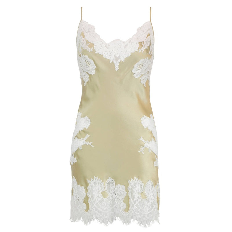 Lingerie Noturna Babydoll de Seda e Renda Artemis Lin