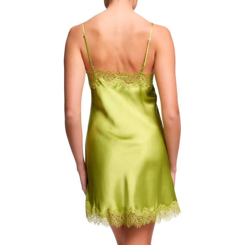 Lingerie Noturna Babydoll de Seda Scarlett Olivine