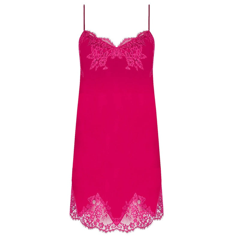 Lingerie Noturna Babydoll de Seda Splendour Soie Splendeur Carmin