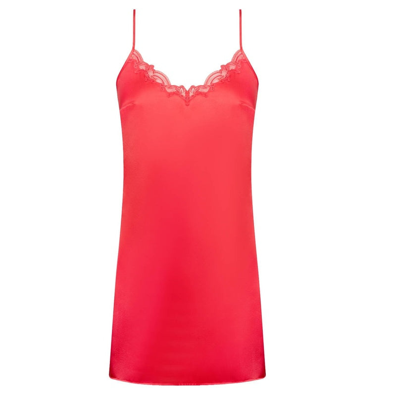 Lingerie Noturna Babydoll Sedução de Seda Source Beauté Hibiscus Beauté