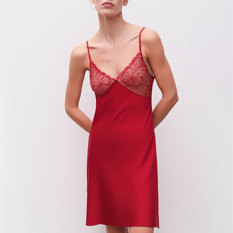 Lingerie Noturna Lyocell Babydoll Flores Pomme DAmour