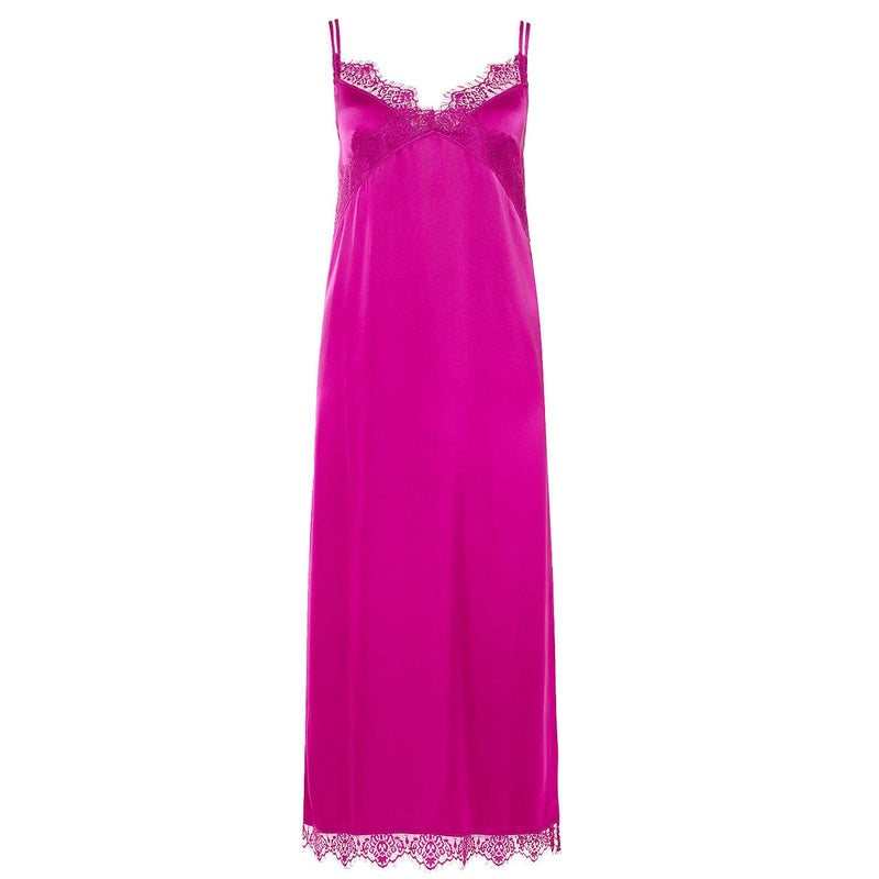 Lingerie Noturna Babydoll Longo de Cetim Segredos de Cetim Azalée