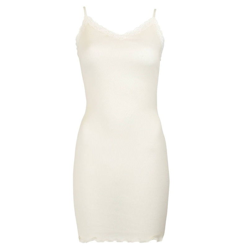 Lingerie Noturna Babydoll de lã merino e Seda Aosta Champagne