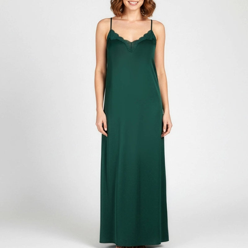 Lingerie Noturna Babydoll longo Simply Perfect Verde Inglês