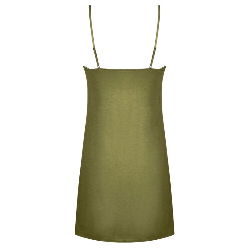 Lingerie Noturna Babydoll longo Dentelle Rebelle Vert Mousse