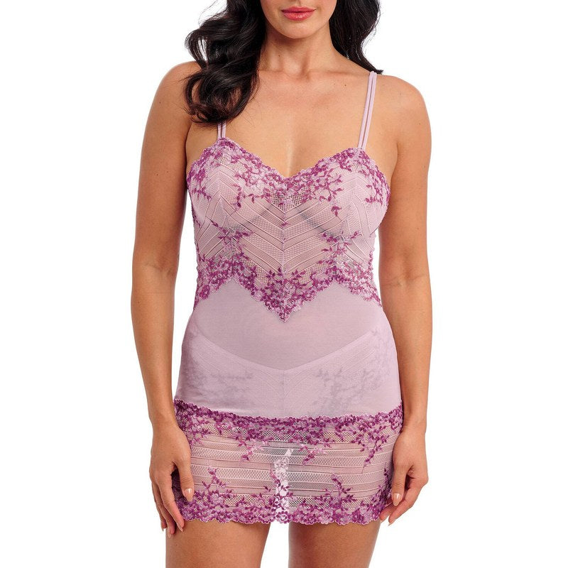 Lingerie Noturna Babydoll Embrace Lace Keepsake Lilás