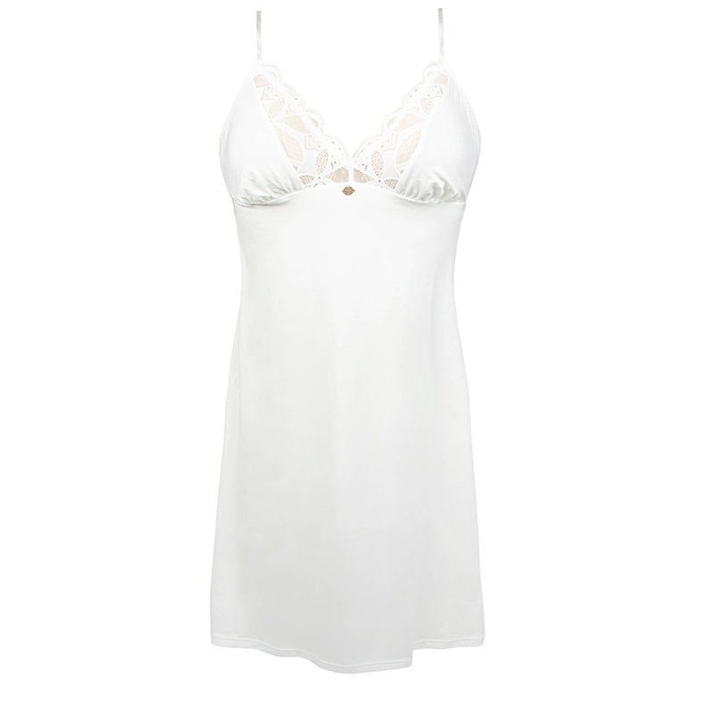 Lingerie Noturna Babydoll Stricto Sensuelle Ecru Nacre