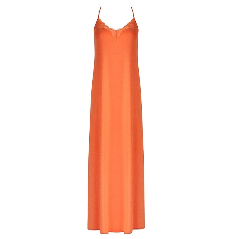 Lingerie Noturna Babydoll longo Simply Perfect Laranja Safrané