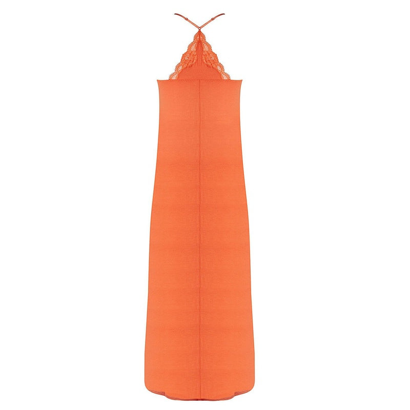 Lingerie Noturna Babydoll longo Simply Perfect Laranja Safrané
